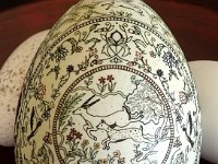 Elysium Ukrainian Style Batik Easter Egg Pysanky by So Jeo  Elysium Ukrainian Style Batik Easter Egg Pysanky by So Jeo  This design is based (with permission), on the most incredible Miniature Knotted Rug created by the wonderfully talented artist  Teresa Layman        google_ad_client = "ca-pub-5949678472174861"; /* Gallery Photo Small */ google_ad_slot = "5716546039"; google_ad_width = 320; google_ad_height = 50; //-->    src="//pagead2.googlesyndication.com/pagead/show_ads.js"> : pysanky Pysanka Ukrainian Easter rug Elysium greek mythology underworld birds, rabbits, deer, lion, animals, garden, woods, trees, flowers, earth, sky, vines, egg batik art sojeo leblond artist persian iran iranian carpet rug textile wall hanging designs design garden adularia blue moonstone kerman stars isfahan esfahan kashan bazaar khorassan nowruz blessing paradise persian orange prayers royal tree of life hossainabad